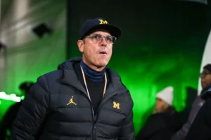 Falcons complete interview with Jim Harbaugh