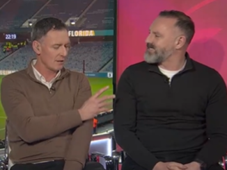 Kris Boyd and Chris Sutton clash over double Rangers penalty shout on Goldson as 'clutching at straws' claim's made