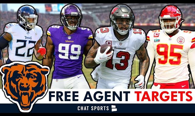 ESPN insider names 3 intriguing free agents to sign with the Bears this offseason