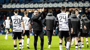 Scott Brown exhorts Ayr United to expand on their Rangers Cup display by going back to league competition.