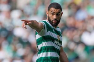 Celtic dressing room: Alistair Johnston's reaction to an "interesting" rumor.