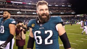 How the Kansas City Chiefs Honored Jason Kelce After Tearful Retirement Speech.