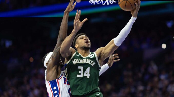 Giannis Antetokounmpo's injury report status for the Sixers vs. Bucks game