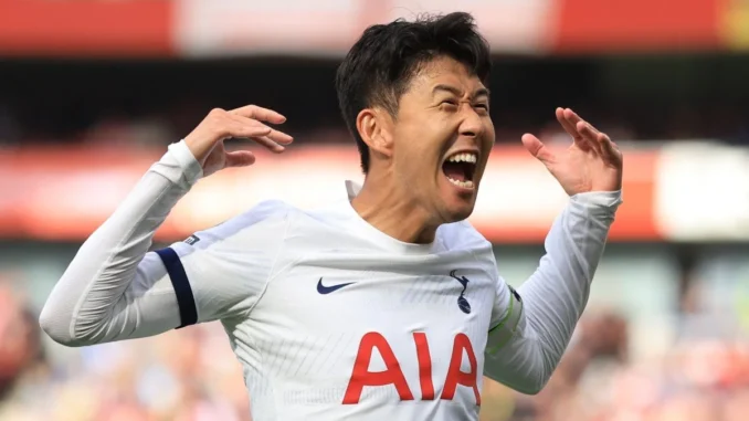 Arsenal and Tottenham have agreed a transfer fee of £56 million for Spurs “prolific”striker Son Heung-min