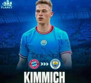 Manchester City Signs Bayern Munich midfielder Joshua Kimmich on a Mind-blowing deal amidst Barcelona Interest