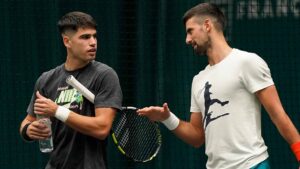 Novak sends Alcaraz message at US open reunion