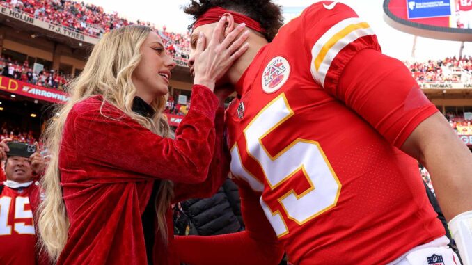 Amid the pro-Donald Trump controversy, quarterback Patrick Mahomes' wife Brittany responds to critics.