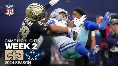 Exciting details; New Orleans Saints vs Dallas Cowboys 2024 NFL Week 2. Saints 44, Cowboys 19