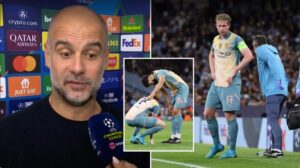 Days before Manchester City plays Arsenal, Pep Guardiola provides a concerning update on Kevin De Bruyne's injury.