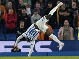 Spectacular Carlos Baleba effort helps Brighton past Wolves in Carabao Cup