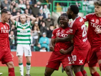 Celtic in a state of disbelieve as they clashed with Aberdeen... Rodgers ex...