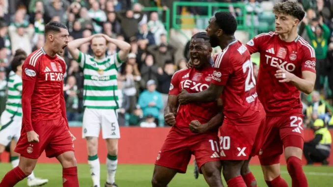 Celtic in a state of disbelieve as they clashed with Aberdeen... Rodgers ex...