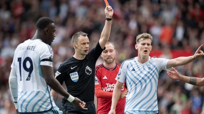 Nottingham Forest fined £750,000 over social media post about VAR Stuart Attwell