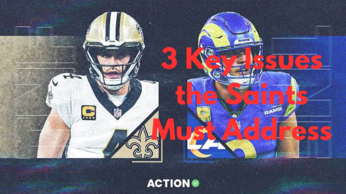 3 Key Issues the Saints Must Address Before Facing the Rams in Week 13