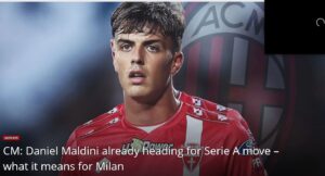 AFFARE FATTO! Il Milan aspetta l'arrivo di Daniel Maldini a gennaio - Report