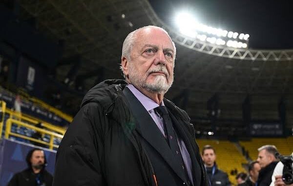 Il presidente del Napoli De Laurentiis critica Marotta: "Completamente fuori linea!"