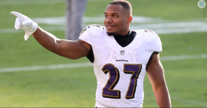 RB J.K Dobbins baltimore ravens image