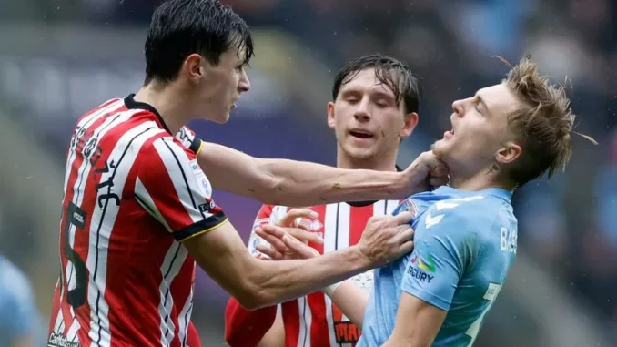 PUNISHMENT: Coventry City slammed with hefty fine for chaotic half-time brawl against Sheffield United