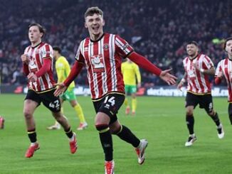 Sheffield United 2-0 Norwich City: Burrows brace sends Blades top of the Championship