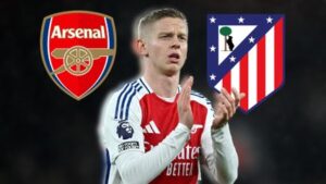 Atletico Madrid have joined Borussia Dortmund in the race to sign Oleksandr Zinchenko, with Arsenal open to selling the 28-year-old left-back for €20 million this January.