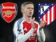 Atletico Madrid have joined Borussia Dortmund in the race to sign Oleksandr Zinchenko, with Arsenal open to selling the 28-year-old left-back for €20 million this January.