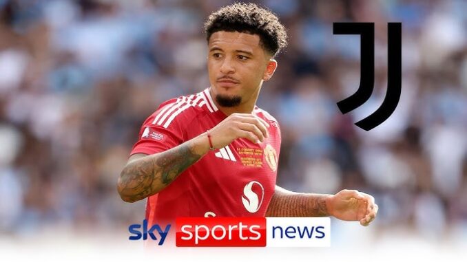 Jadon Sancho Juventus agree personal terms with manchester United star, Jadon Sancho
